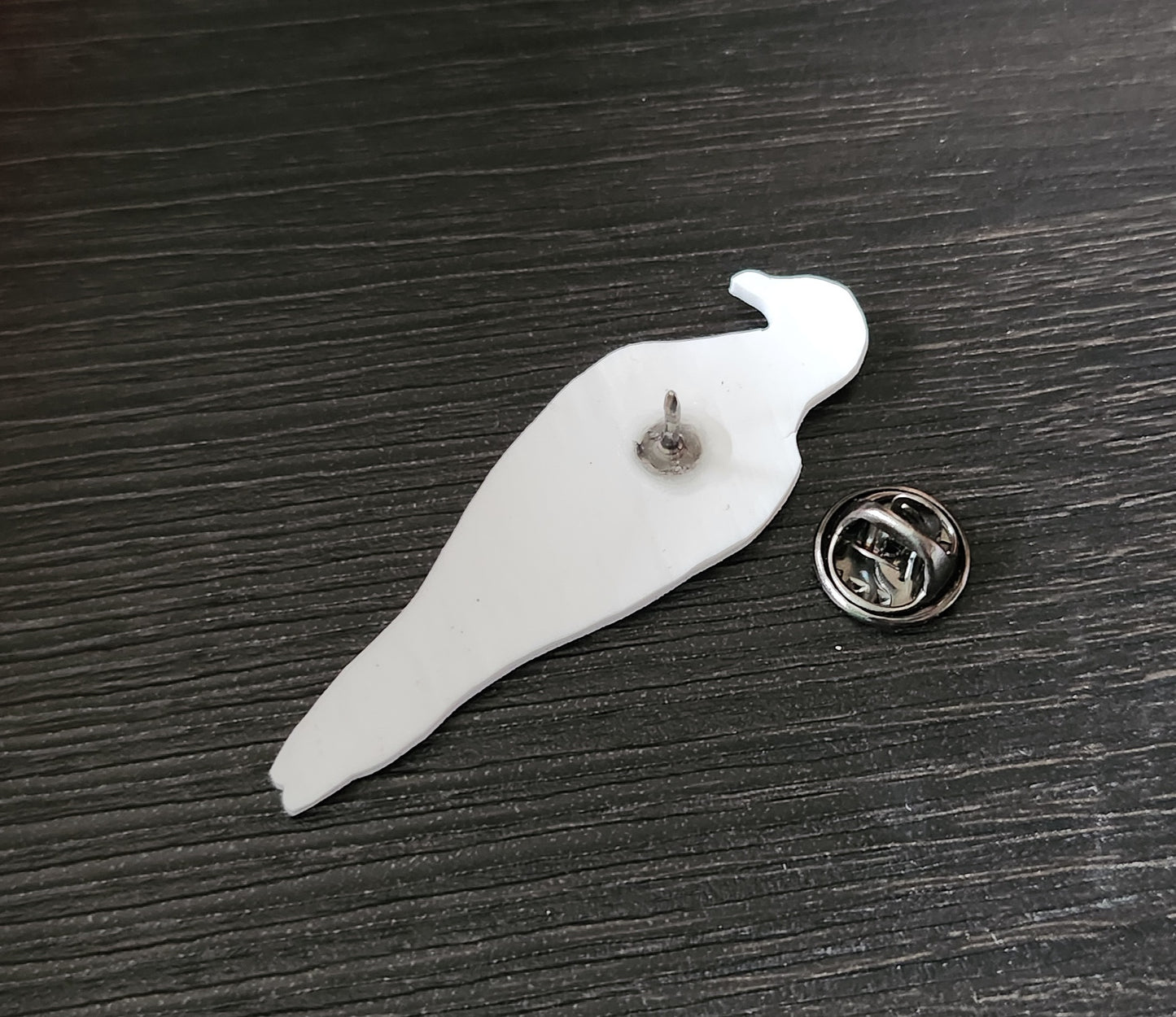 Mourning Dove - Resin Coated Polystyrene Pin - 100% Handmade Bird Pin