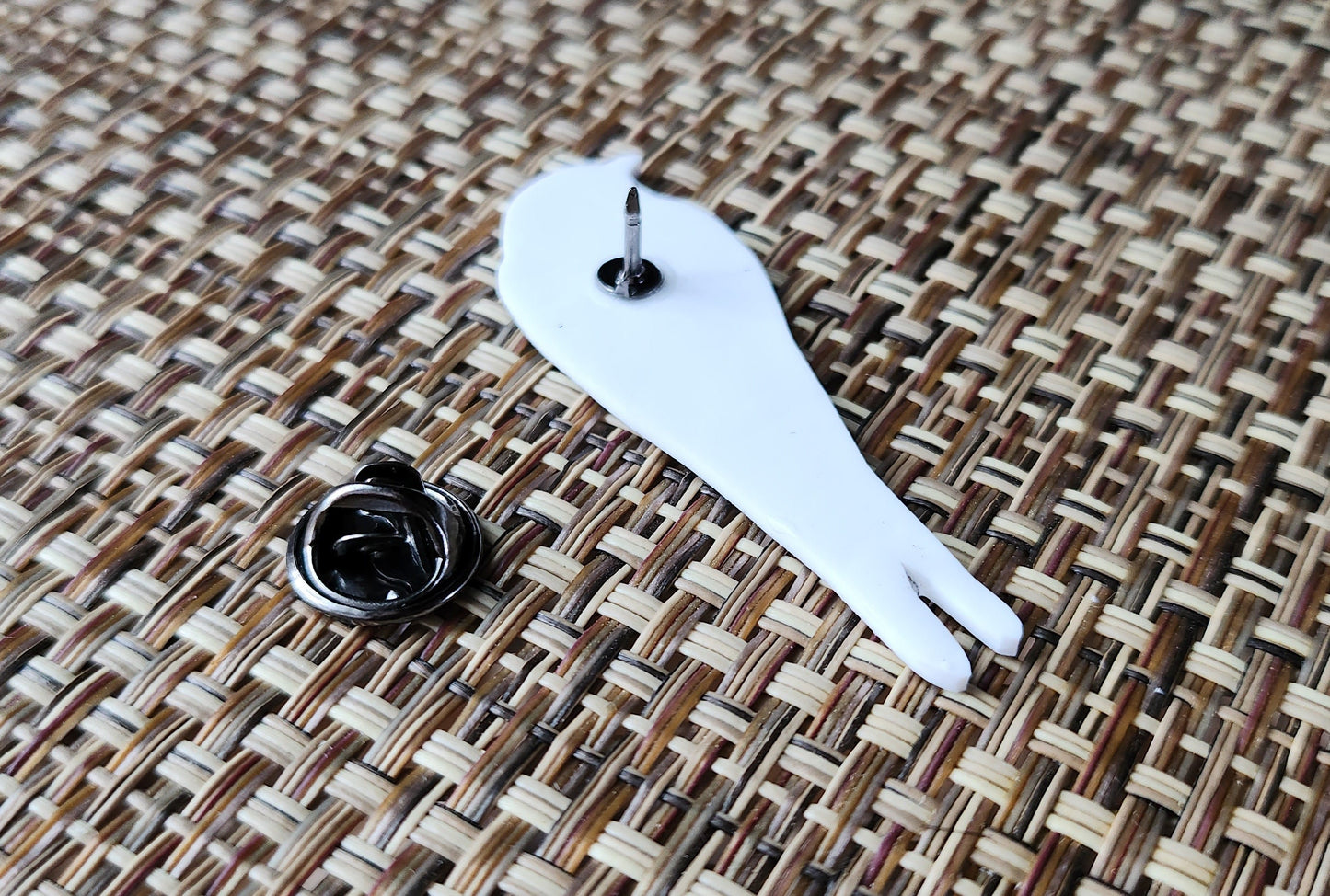 Barn Swallow - Resin Coated Polystyrene Pin - 100% Handmade Bird Pin